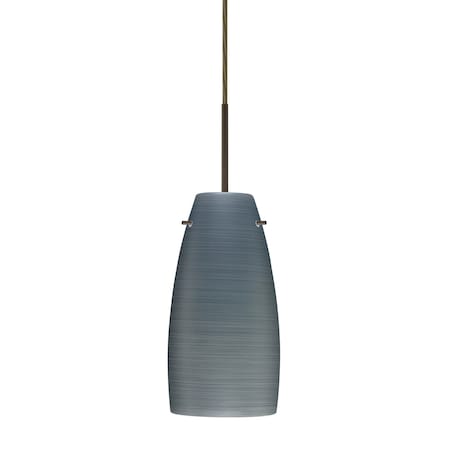 Besa Lighting Tao 10 Cord Pendant, Titan, Bronze Finish, 1x100W Incandescent 1JT-1512TN-BR